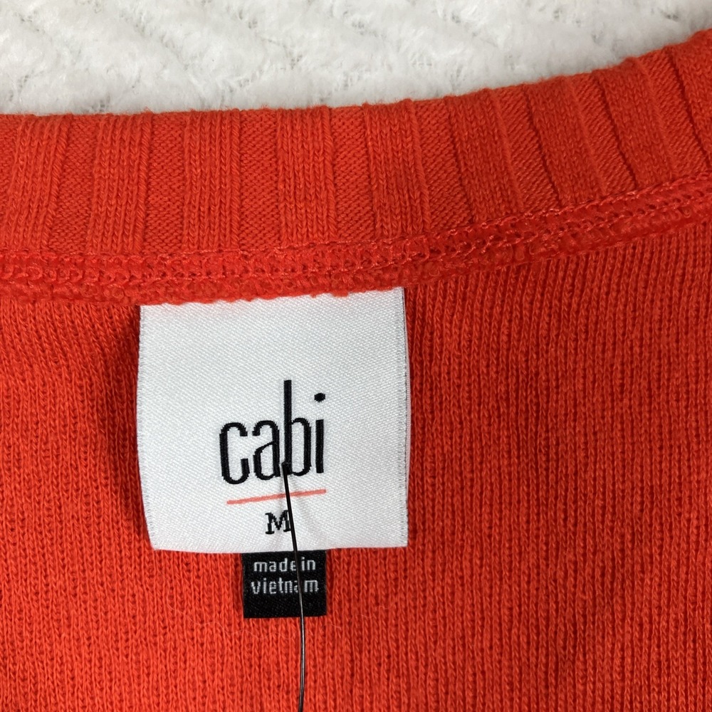 NWT Cabi Capri Sweatshirt Top Coral Capsule Casual MSRP $109 - Picture 9 of 12